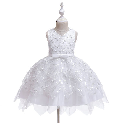 Clothing Baby Girls Middle And Small Children Kindergarten Dresses