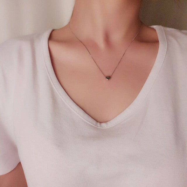 Fashion Simple Heart-shaped Clavicle Chain