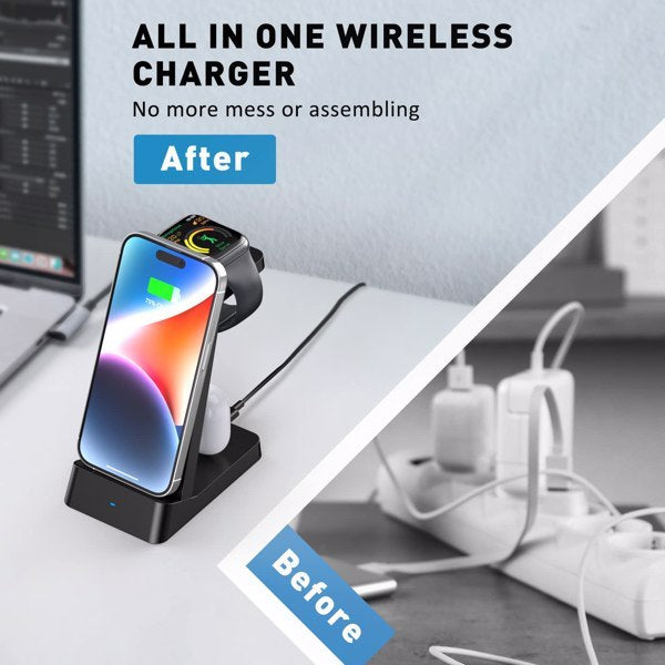 3-in-1 Wireless Charger