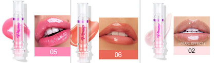 New Tube Lip Rich Lip Color Slightly Spicy Lip Honey Lip Glass Mirror Face Lip Mirror Liquid Lipstick