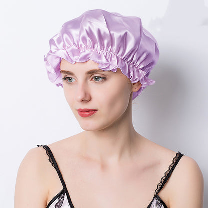 Silk Silkworm Sleeping Hat Hair Protection