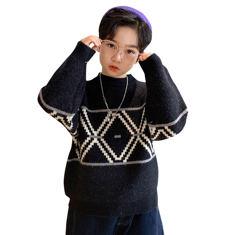 Boys Hedging Winter New Style Sweater