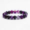 Bracelet En Pierre Naturelle Violet Pour Femme