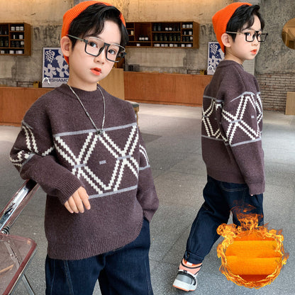 Boys Hedging Winter New Style Sweater