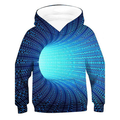 3d Vision Digital Printing Children's Hoodie