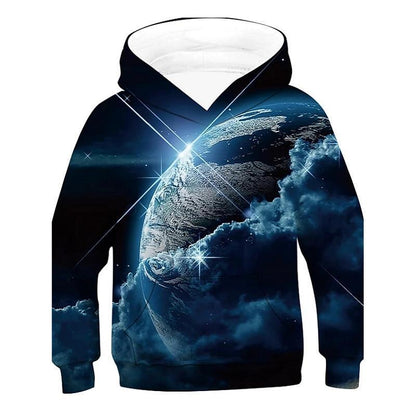 3d Vision Digital Printing Children's Hoodie