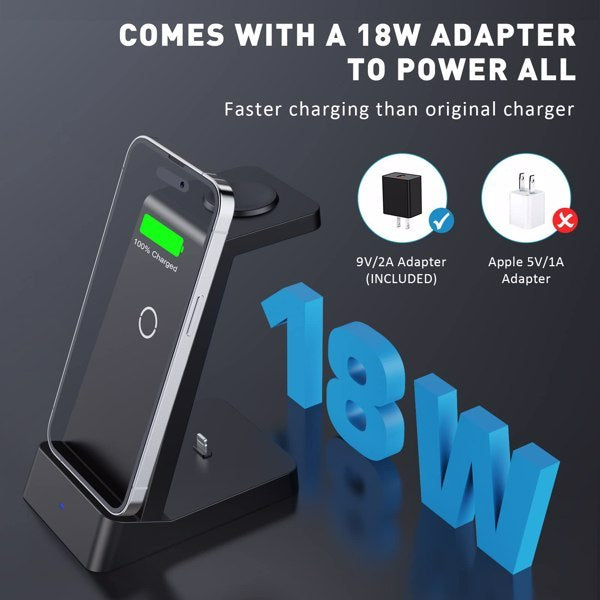 3-in-1 Wireless Charger